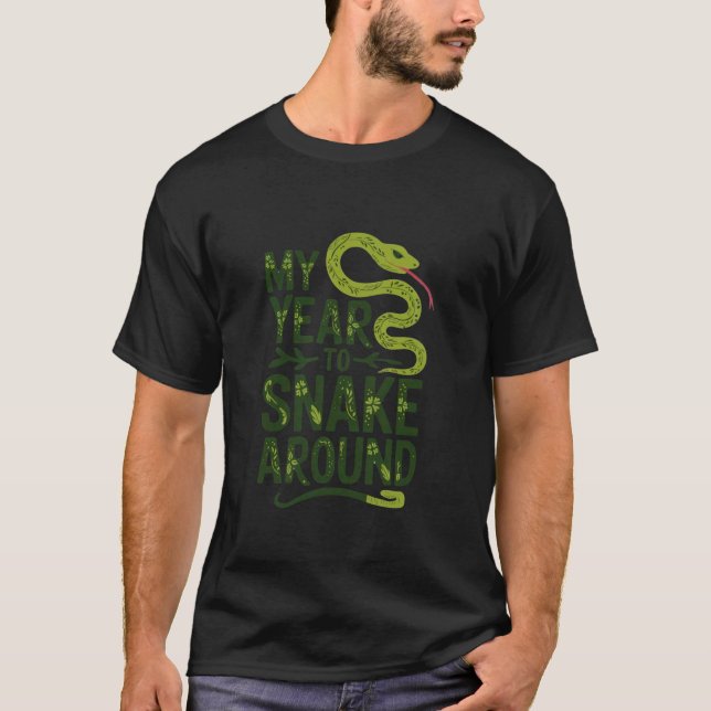 Camiseta Año Nuevo Chino 2025 Mi Año Para Serpiente (Anverso)