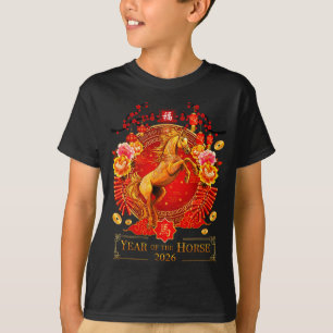Camiseta Año Nuevo Chino 2026 Año del Caballo Feliz Año Nue