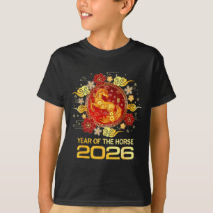 Camiseta Año Nuevo Chino 2026 Año Del Caballo Feliz Año Nue