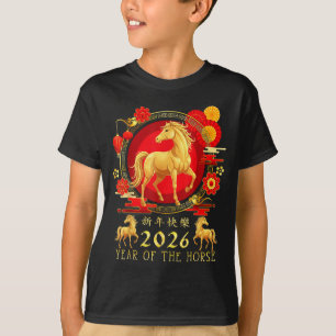 Camiseta Año Nuevo Chino 2026 Año del Caballo para Mujeres