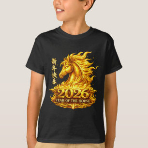Camiseta Año Nuevo Chino 2026 Arte del Caballo