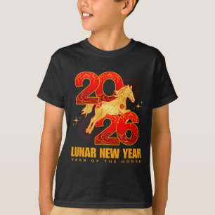 Camiseta Año Nuevo Chino 2026 Arte del Caballo