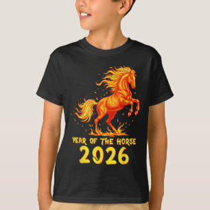 Camiseta Año Nuevo Chino 2026 Caballo Feliz Año Nuevo Chino