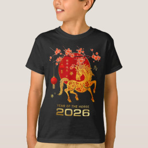 Camiseta Año nuevo chino año del caballo familia del caball