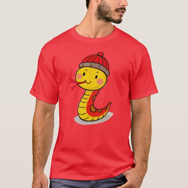 Camiseta Año nuevo chino (Año serpiente) (Anverso)