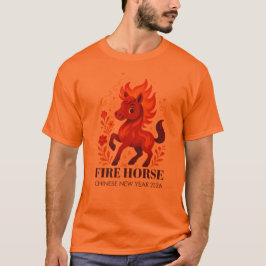 Camiseta Año Nuevo Chino de Caballo de Fuego 2026