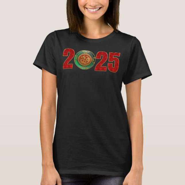 Camiseta Año nuevo chino de la serpiente 2025 (Anverso)