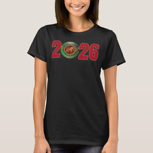 Camiseta Año nuevo chino del caballo 2026 (Anverso)