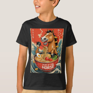 Camiseta Año Nuevo Chino del Caballo 2026 Ramen Me