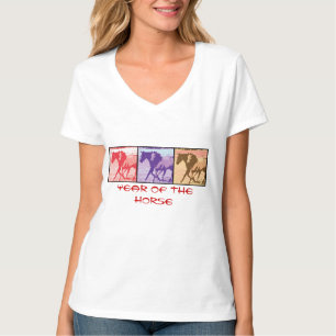Camiseta Año Nuevo Chino del Caballo de Fuego