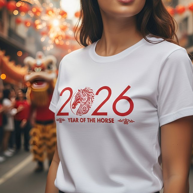 Camiseta Año Nuevo Chino del Caballo de Fuego 2026 (Subido por el creador)