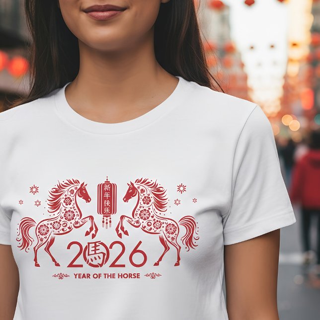 Camiseta Año Nuevo Chino del Caballo de Fuego 2026 (Subido por el creador)