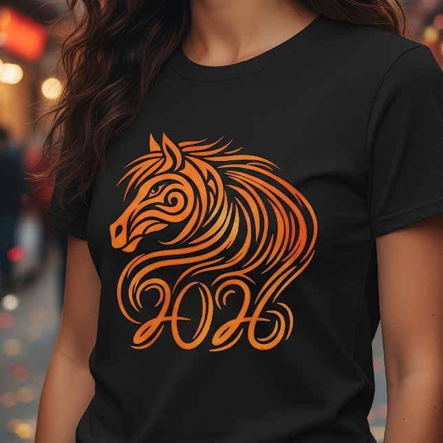Camiseta Año Nuevo Chino del Caballo de Fuego 2026 (Subido por el creador)