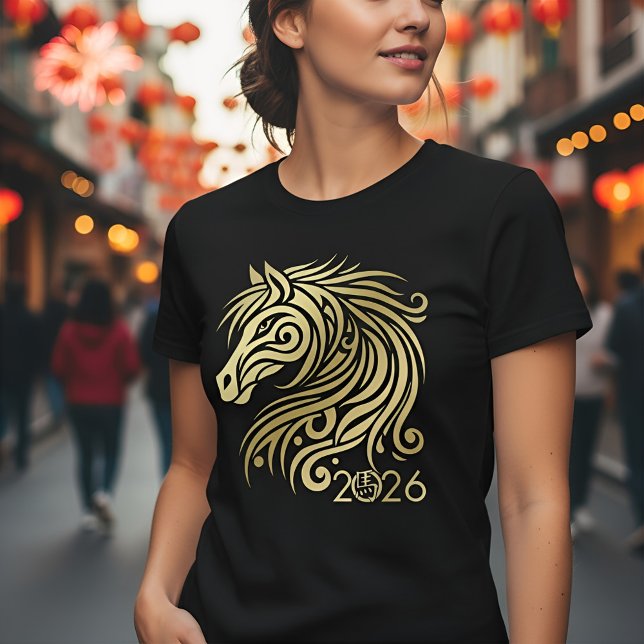 Camiseta Año Nuevo Chino del Caballo de Fuego 2026 (Subido por el creador)