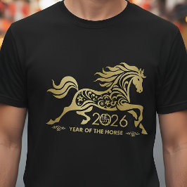 Camiseta Año Nuevo Chino del Caballo de Fuego 2026