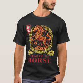 Camiseta Año Nuevo Chino del Caballo de Fuego 2026 - Asiáti