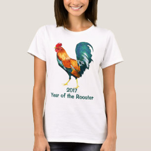 Camiseta Año Nuevo chino del gallo 2017