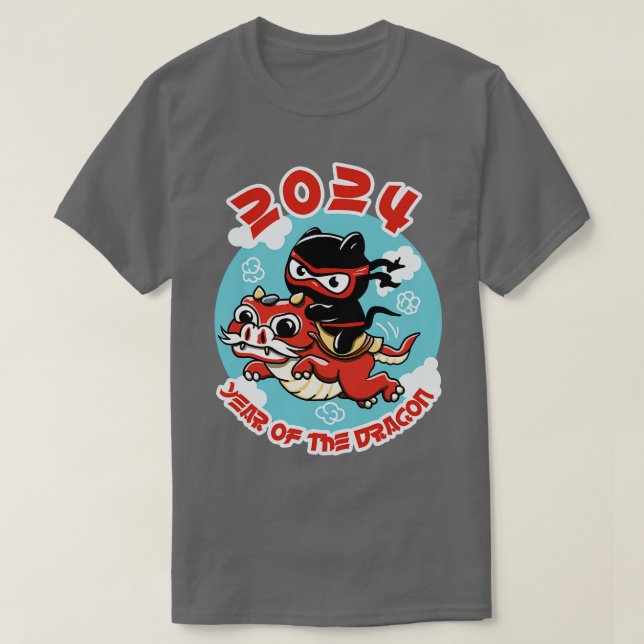 Camiseta Año Nuevo Chino Dragón 2024 (Diseño del anverso)
