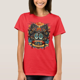 Camiseta Año Nuevo Chino Dragón, 60° cumpleaños 1964