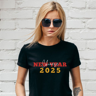 Camiseta Año Nuevo Chino minimalista 2025