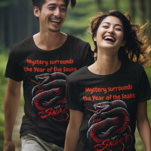 Camiseta Año nuevo chino que muestra el año de la serpiente