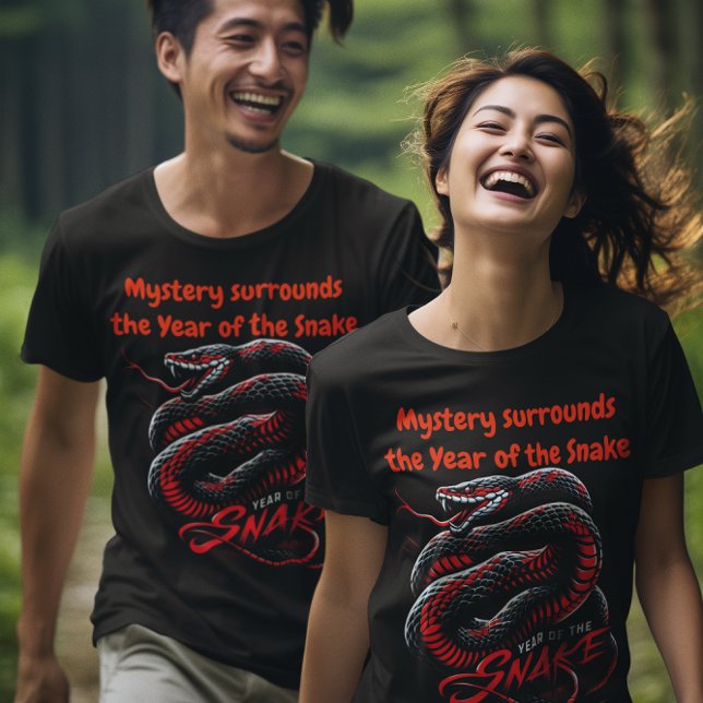 Camiseta Año nuevo chino que muestra el año de la serpiente (Subido por el creador)