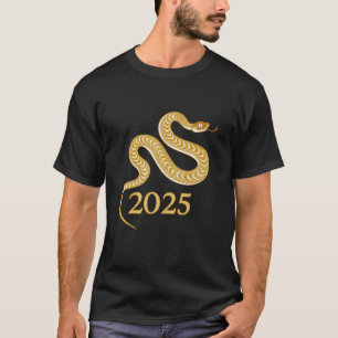 Camiseta Año Nuevo Chino Serpiente 2025 Zodíaco Suerte Frío
