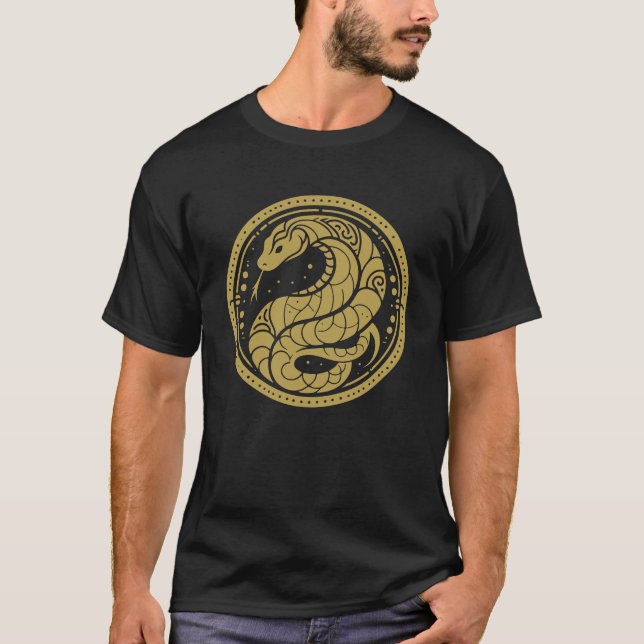 Camiseta Año nuevo chino tradicional de la serpiente 2025 (Anverso)