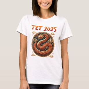 Camiseta Año nuevo de la serpiente vietnamita 2025