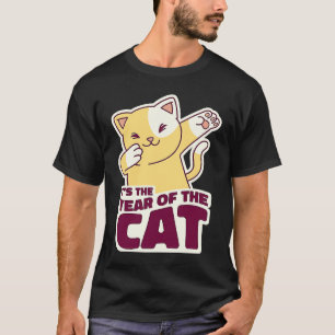 Camiseta Año Nuevo del conejo haciendo dab gato zod chino