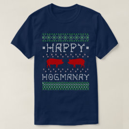 Camiseta Año Nuevo escocés feo divertido de "Hogmanay