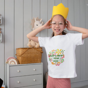 CAMISETA AÑO NUEVO FELIZ PERSONALIZADO 20XX