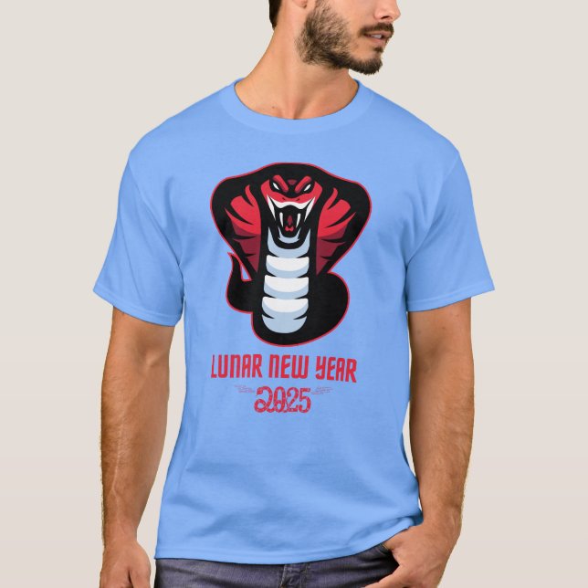 Camiseta Año Nuevo Lunar 2025 De La Serpiente (Anverso)