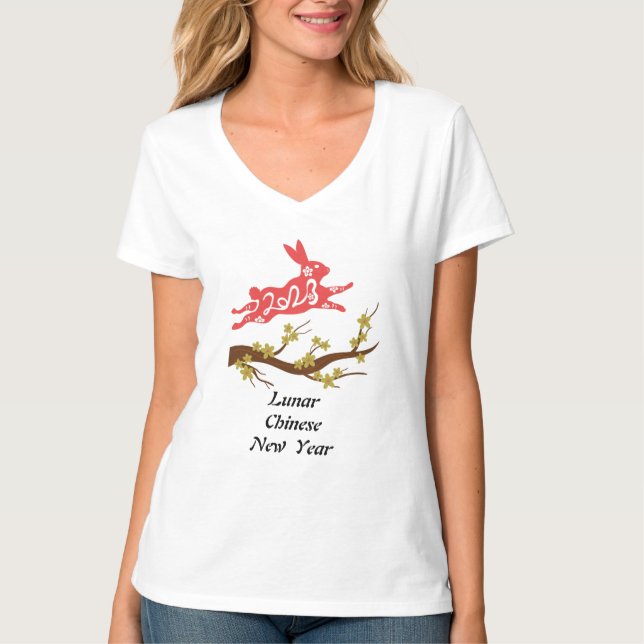 Camiseta Año Nuevo Lunar Chino  (Anverso)