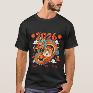 Camiseta Año Nuevo Lunar Chino 2026 del Caballo