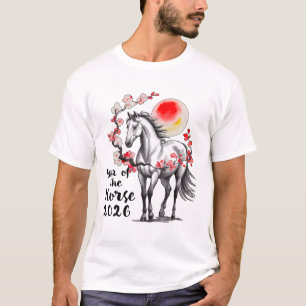 Camiseta Año Nuevo Lunar Chino del Caballo  