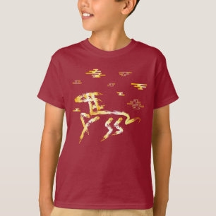 Camiseta Año Nuevo Lunar Chino del Caballo 2026 4724 Fuego