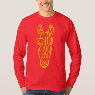 Camiseta Año Nuevo Lunar Chino del Caballo 2026 4724 Fuego