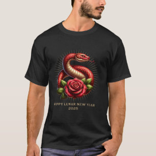 Camiseta Año Nuevo Lunar Feliz Año Nuevo Chino De La Serpie