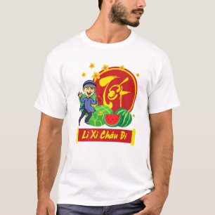 Camiseta Año Nuevo Lunar Vietnamita 2022   Li Xi Chau Di Bo