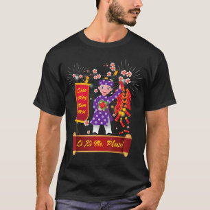 Camiseta Año Nuevo Lunar Vietnamita 2025 Chuc Mung Nam Moi