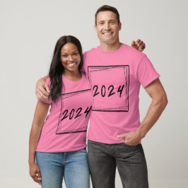 Camiseta Año Nuevo Minimalista 2024