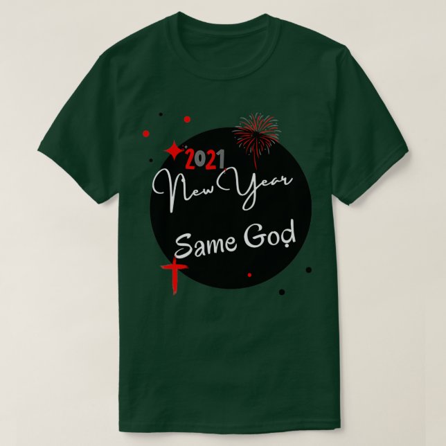 Camiseta Año NUEVO MISMO Dios (Diseño del anverso)