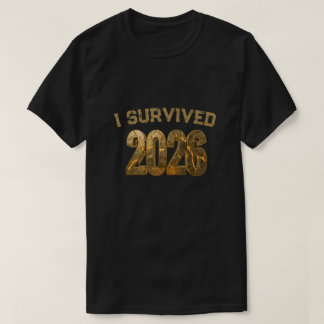 Camiseta Año Nuevo Sobreviví 2026