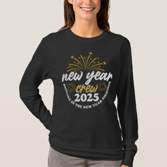 Camiseta Año Nuevo Svg para Nochevieja 2025 (Anverso)