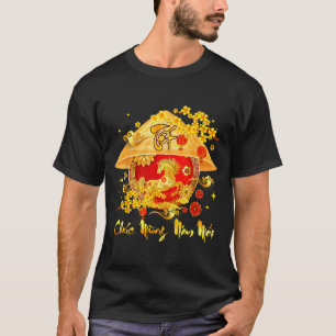 Camiseta Año Nuevo Tet Caballo Lunar Vietnamita