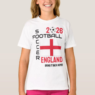 Camiseta Año Personalizado 2026 INGLATERRA Fútbol Mundial