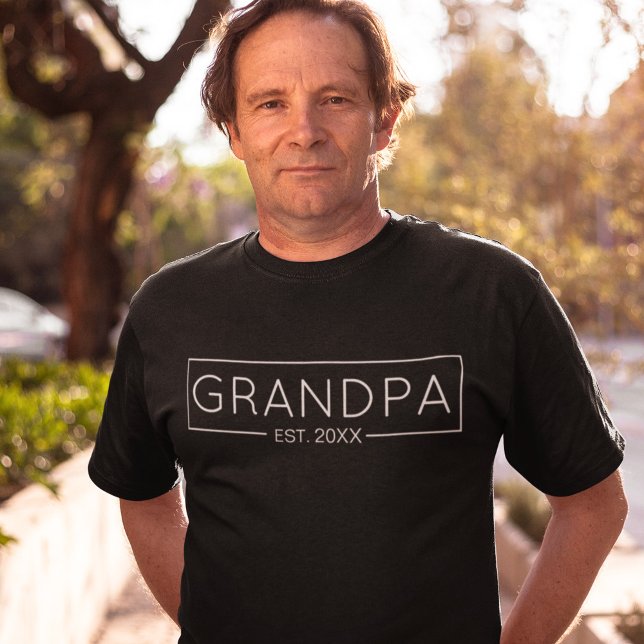 Camiseta Año Personalizado del abuelo Est (Subido por el creador)