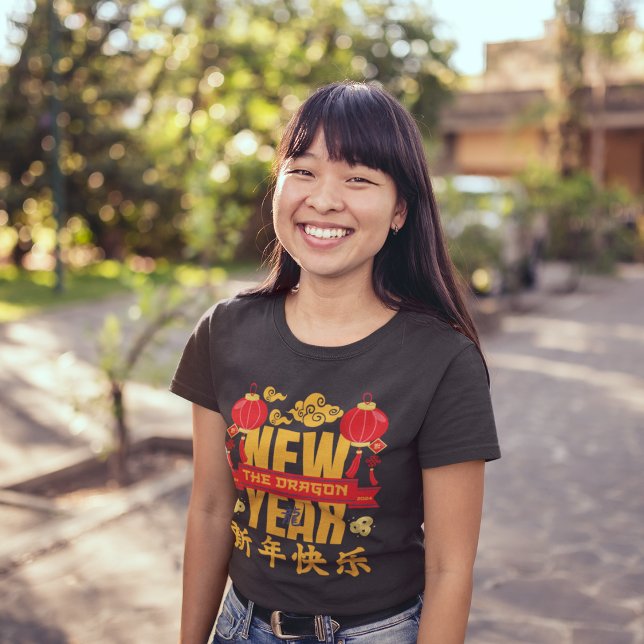 Camiseta Año personalizado Del Dragón Año Nuevo Chino 2024 (Subido por el creador)