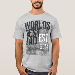 Camiseta Año personalizado: El mejor día del padre
